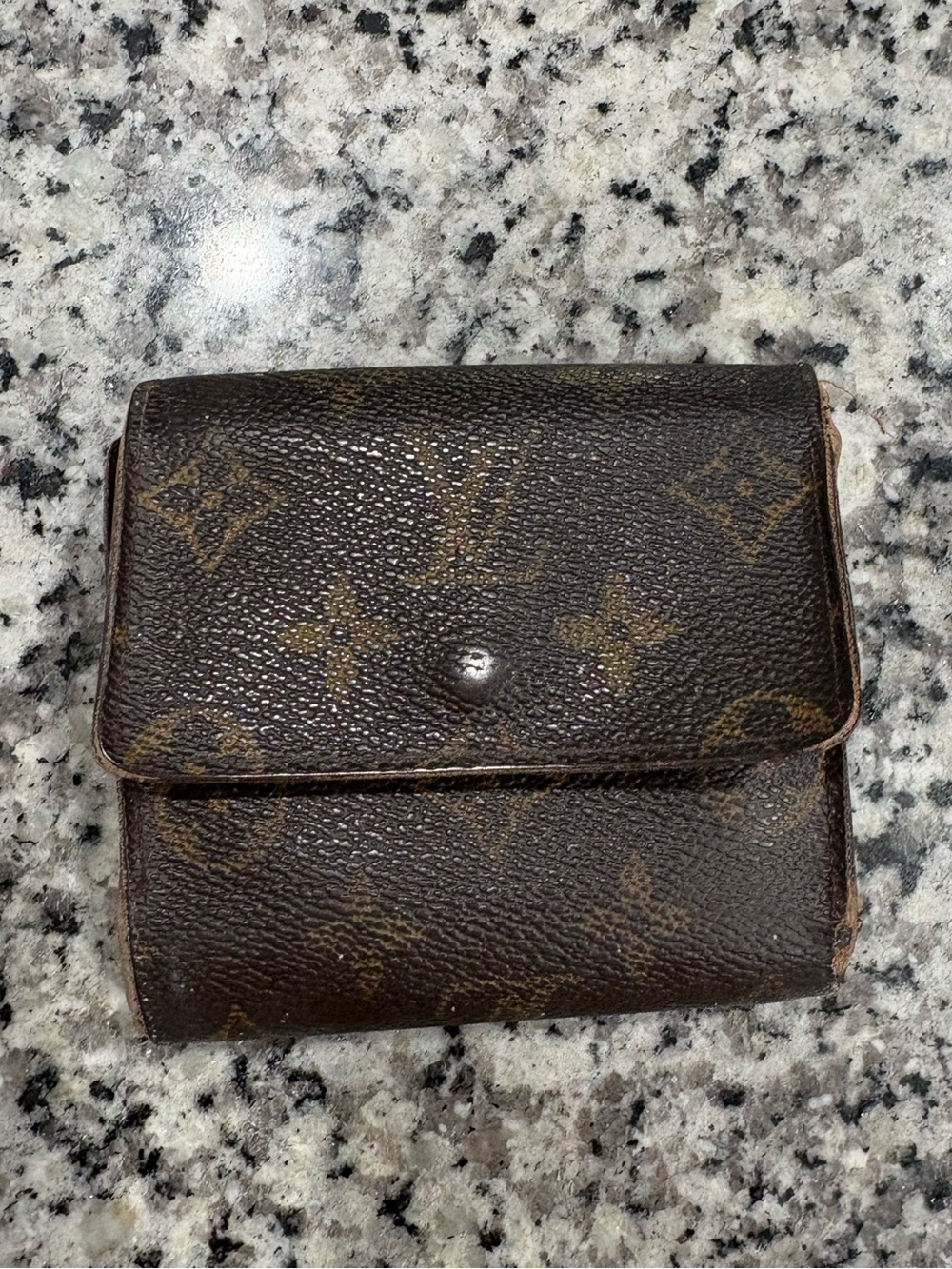 Vintage Louis Vuitton Brown Monogram Trifold Wallet